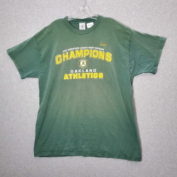 Delta Other - VINTAGE Oakland Athletics Men Shirt XL West Division Champions 2002 Y2K READ